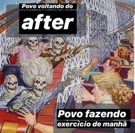 montanha russa/dubla zumbi/meme .